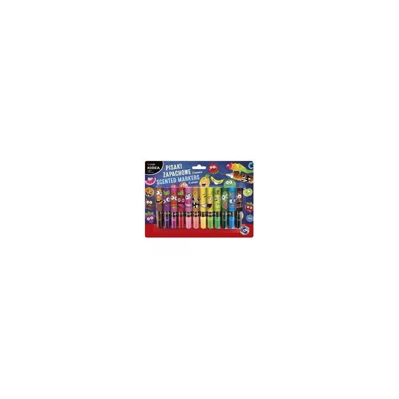 ROTULADORES 12 COLORES CON AROMAS