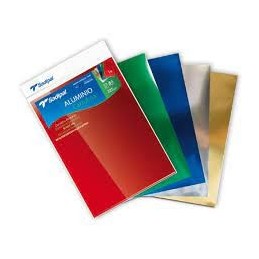 PACK 5 CARTULINAS A4 SURTIDAS METALIZADAS