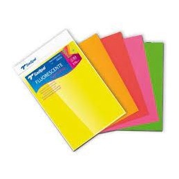 PACK 10 CARTULINAS A4 SURT FLUORESCENTES