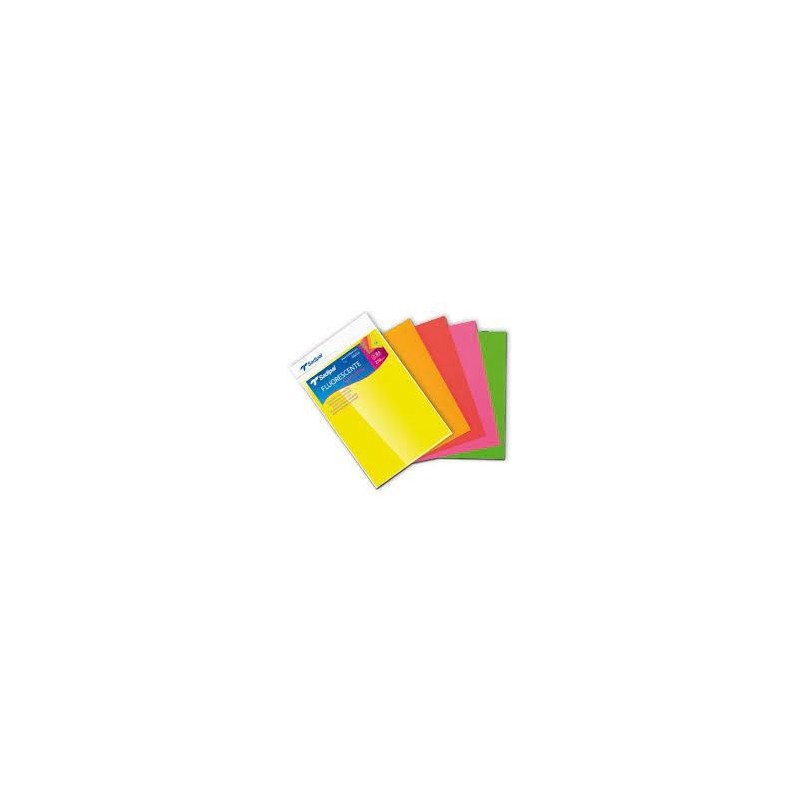PACK 10 CARTULINAS A4 SURT FLUORESCENTES