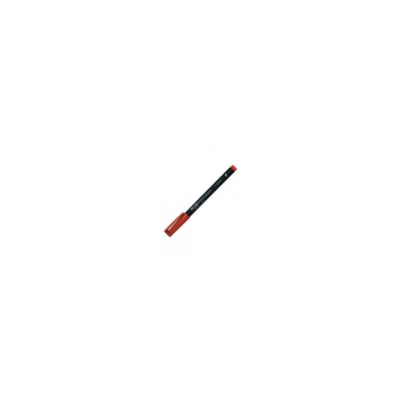 ROTULADOR PLUS PERMANENTE F (0.6) ROJO