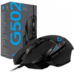 RATON LOGITECH G502 HERO NEGRO CON CABLE