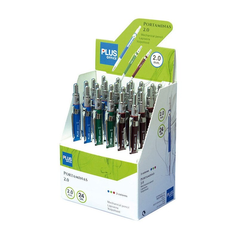 PORTAMINAS PLUS 2.0 MM 3 COLORES