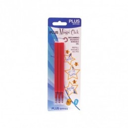 RECAMBIO BOLIG. PLUS MAGIC ROJO  /BL. 3UNID
