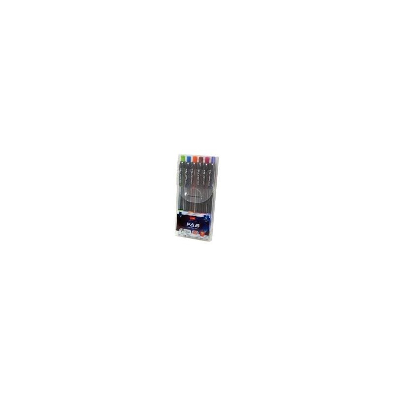 BOLIGRAFO UNIMAX FAB COL.SURT/BLIS.6U