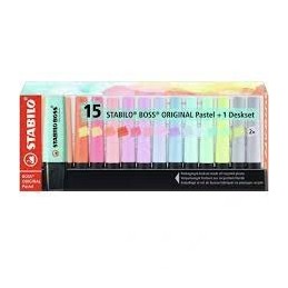 FLUORESCENTE STABILO BOSS PASTEL/15UD