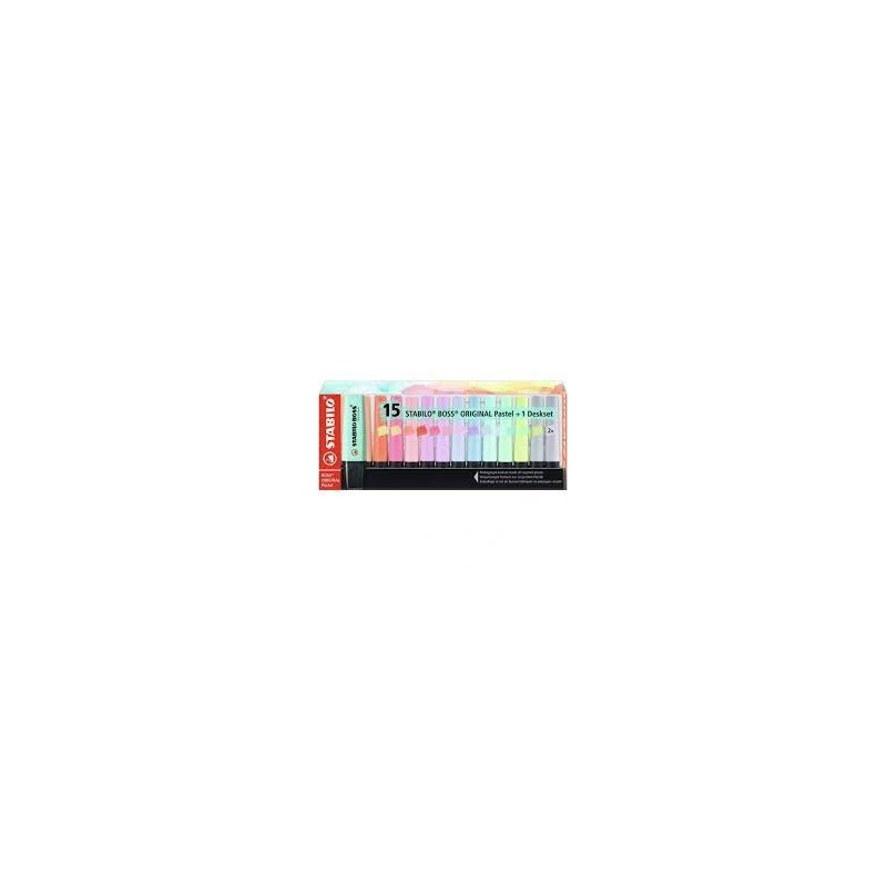 FLUORESCENTE STABILO BOSS PASTEL/15UD