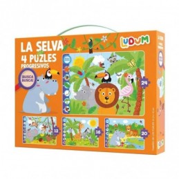 PUZZLES PROGRESIVOS 12-16-20-24PZS LA SELVA
