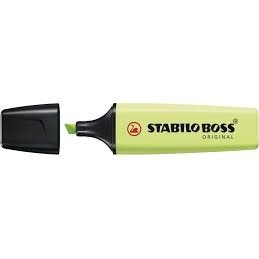 FLUORESCENTE STABILO BOSS PASTEL CHISPA LIMA