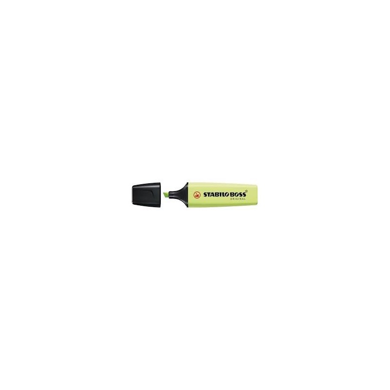 FLUORESCENTE STABILO BOSS PASTEL CHISPA LIMA