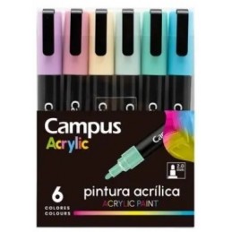 ROTULADOR CAMPUS ACRYLIC PACK 10