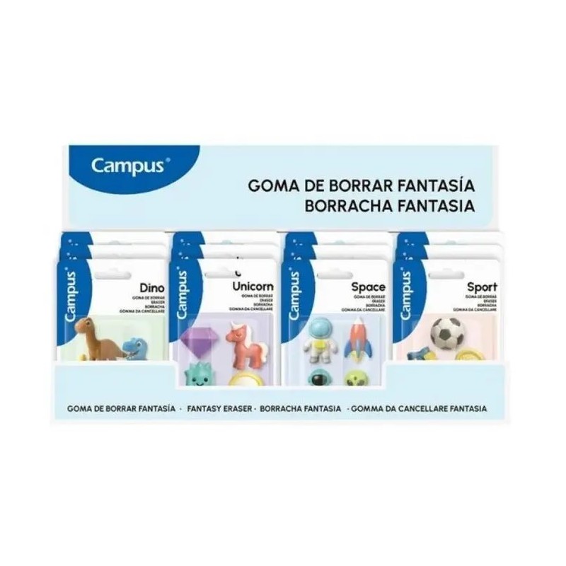 GOMA BORRAR CAMPUS FIGURAS BLISTER