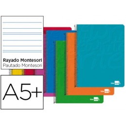 CUADERNO ESPIRAL CUARTO 80H 60GR MOTERSORI 3,5MM