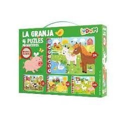 PUZZLES PROGRESIVOS 12-16-20-24PZS LA GRANJA