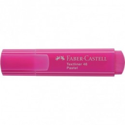 MARCADOR PASTEL FLUORESCENTE FABER ROSA