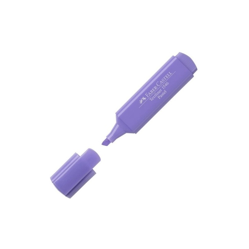 MARCADOR PASTEL FLUORESCENTE FABER LILA