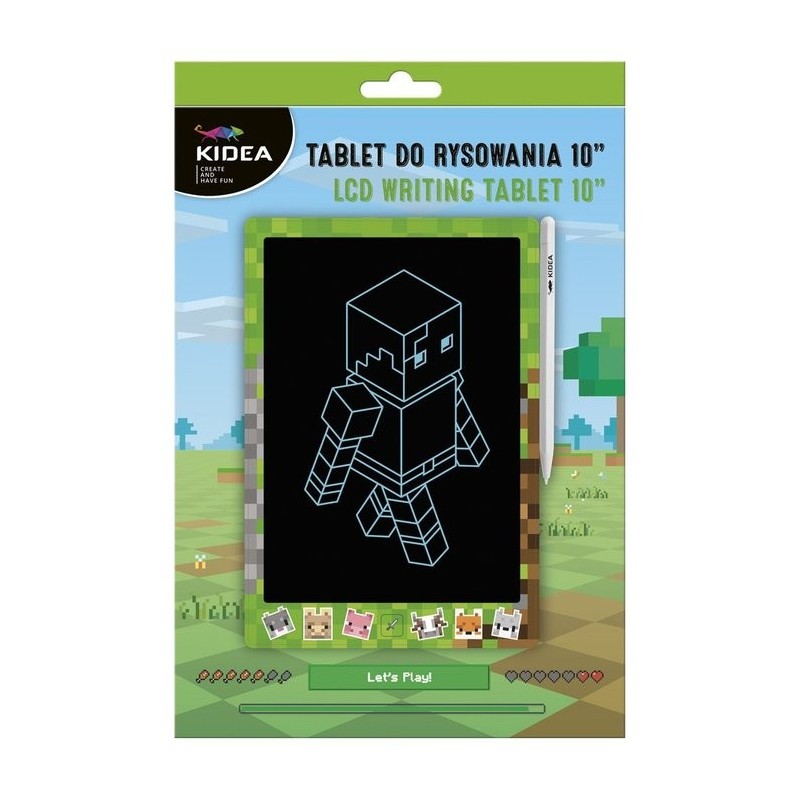 TABLETA LCD ESTAMPADA MINECRAFT PARA DIBUJAR Y ESC