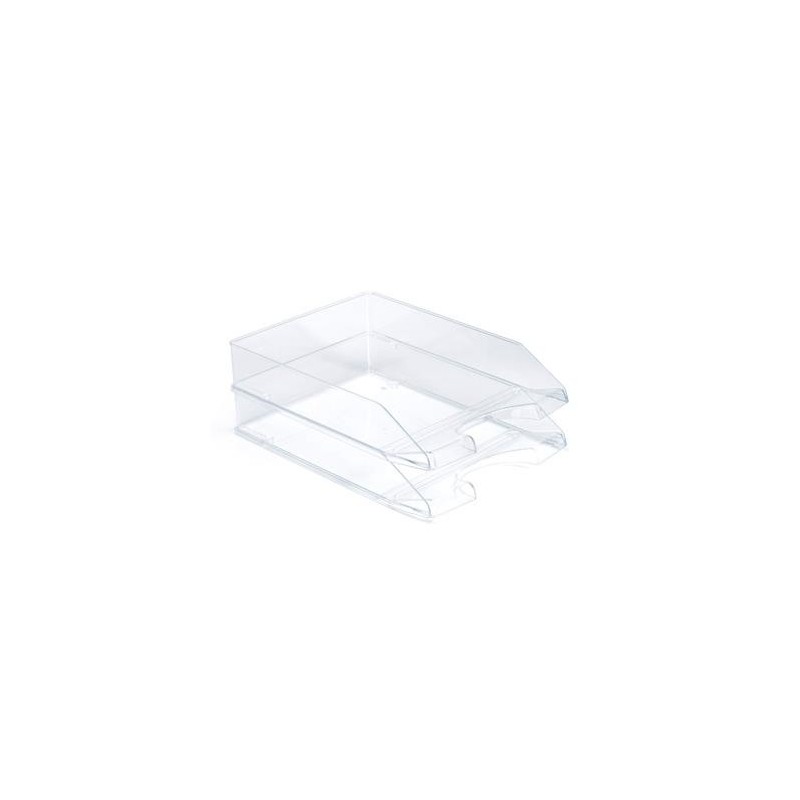 BANDEJA PLASTICO 93T APILABLE TRANSPARENTE CRISTAL