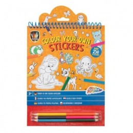 COLOUR YOUR OWN STICKERS & 3DOUBLE-E