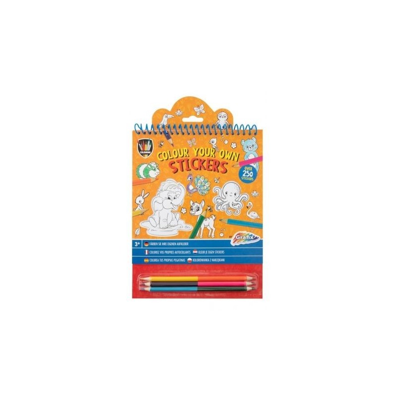 COLOUR YOUR OWN STICKERS & 3DOUBLE-E