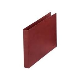 CARPETA CUERO FORRADO 2/25MM CUARTO APAISADO