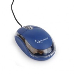 RATON OPTICO GEMBIRD USB 1000 DPI AZUL TRANS