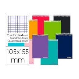 CUADERNO ESPIRAL LIDERPAPEL OCTAVO 80H 60GR 4MM