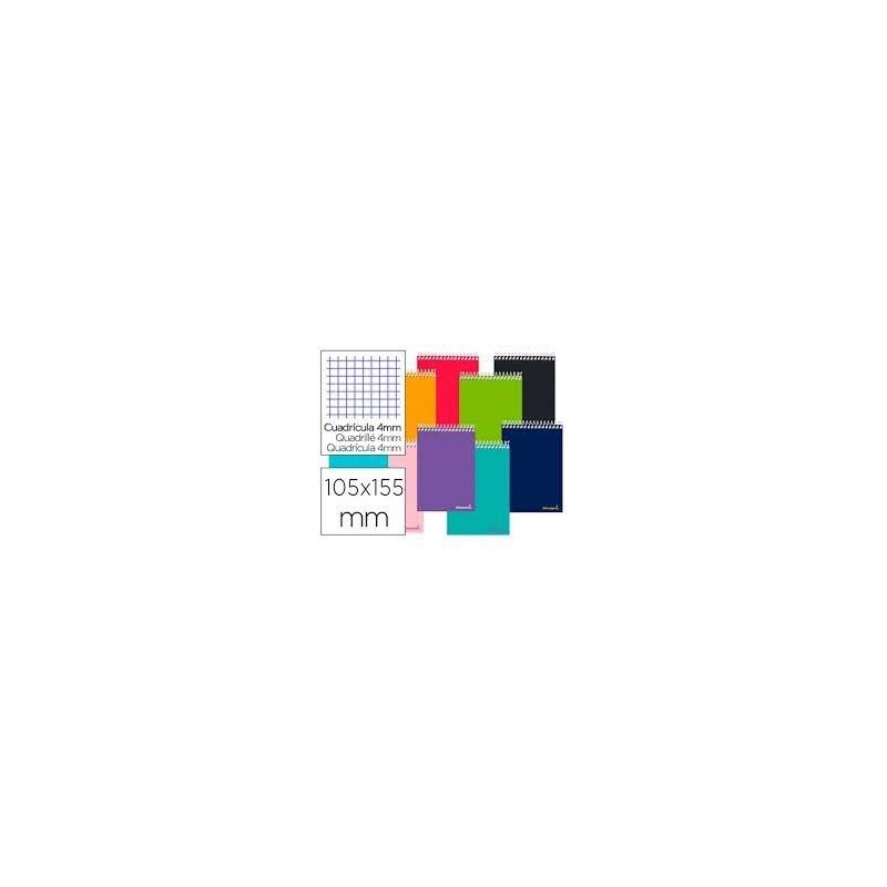CUADERNO ESPIRAL LIDERPAPEL OCTAVO 80H 60GR 4MM