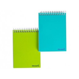 CUADERNO ESPIRAL LIDERPAPEL DIECISEAVO 80H 60GR 4