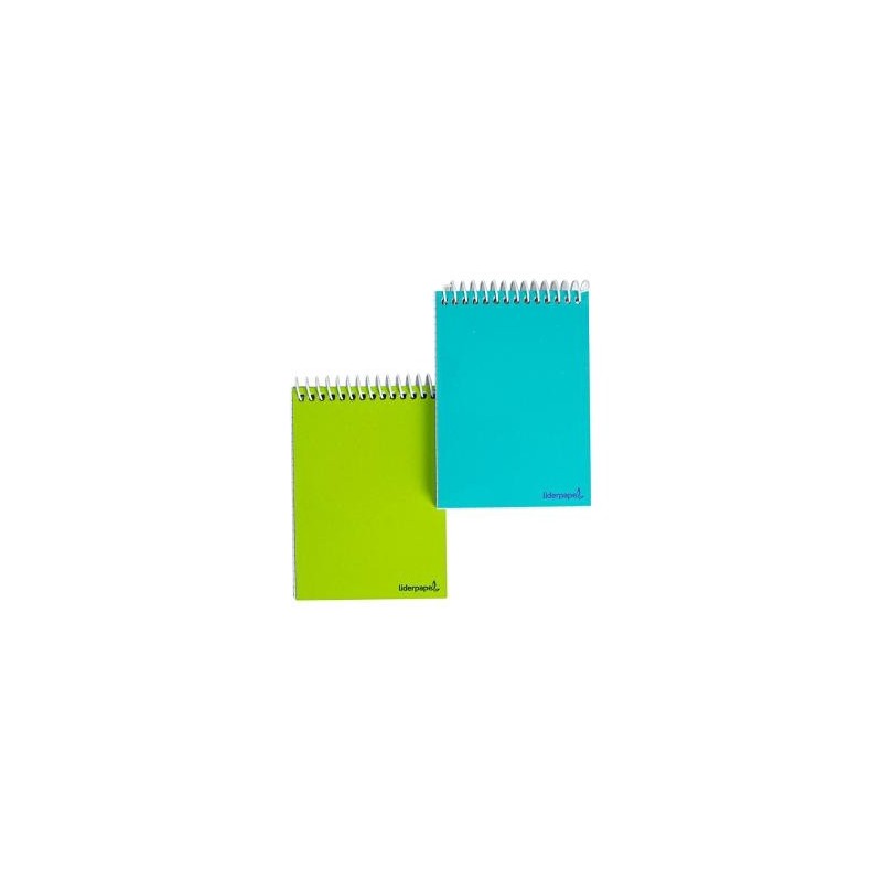 CUADERNO ESPIRAL LIDERPAPEL DIECISEAVO 80H 60GR 4