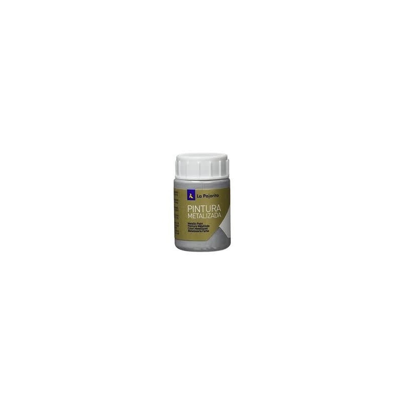 PINTURA METALIZADA LA PAJARITA PLATA 35 ml
