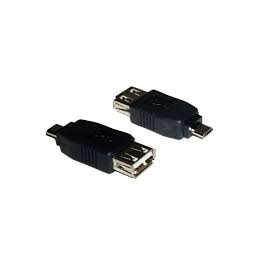 ADAPTADOR NANOCABLE USB-HEMBRA-MICRO USB MACHO