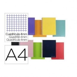 CUADERNO ESPIRAL A4 140H 75GR 4x4 5 BANDAS 4 TALA