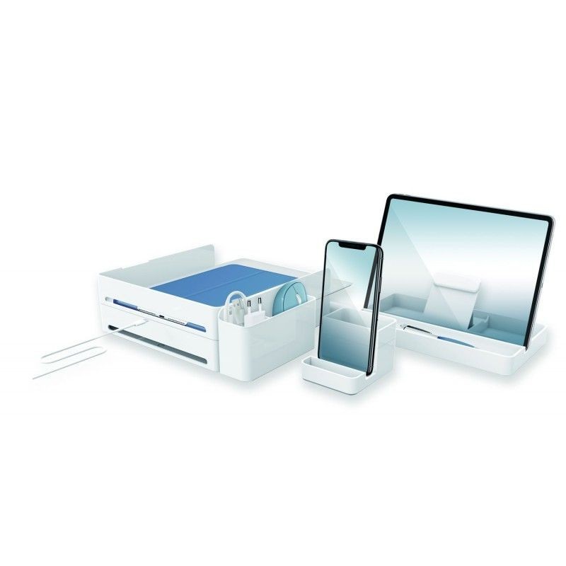 ORGANIZADOR DESK SET SERIE MINIMAL NEGRO O BLANCO