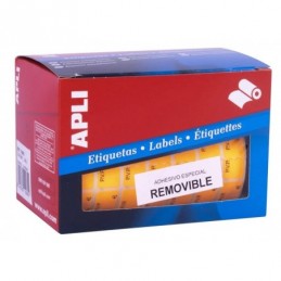 ETIQUETA ROLLO FLUORESCENTE PVP/EURO 16x22