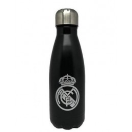 BOTELLA REAL MADRID NEGRA DE ACERO 550ML