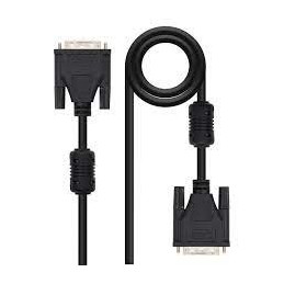 CABLE DVI DUAL MACHO MACHO 1.8MT