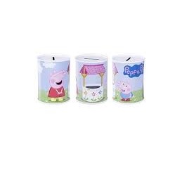 HUCHA CUBILETE METAL PEPPA PIG