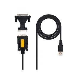 USB A SERIE -TIPO A/M-RS232 DB9M/ DB25/M - 1.8M