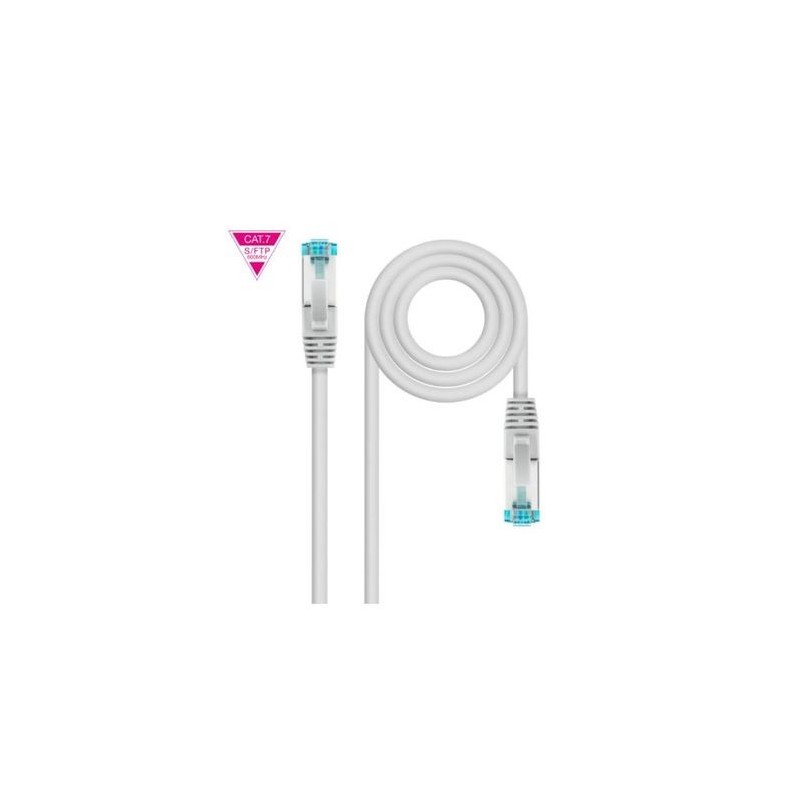 CABLE DE RED RJ45 SFTP NANOCABLE 20MT CAT 7 GRIS
