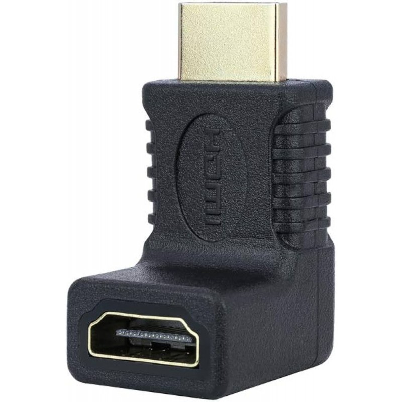 ADAPTADOR NANOCABLE HDMI MACHO-HDMI HEMBRA ACODADO