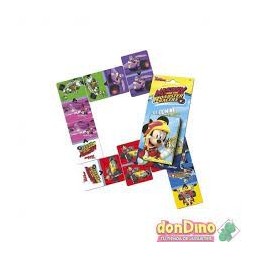 BARAJA DE CARTAS INFANTILES DOMINÓ MICKEY ROADSTER