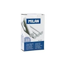 CAJITA 10 TIZAS BLANCAS MILAN