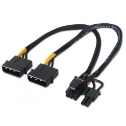 CABLE ALIMENTACION GRAFICA 2xMOLEX A6+2 PIN 0.2M