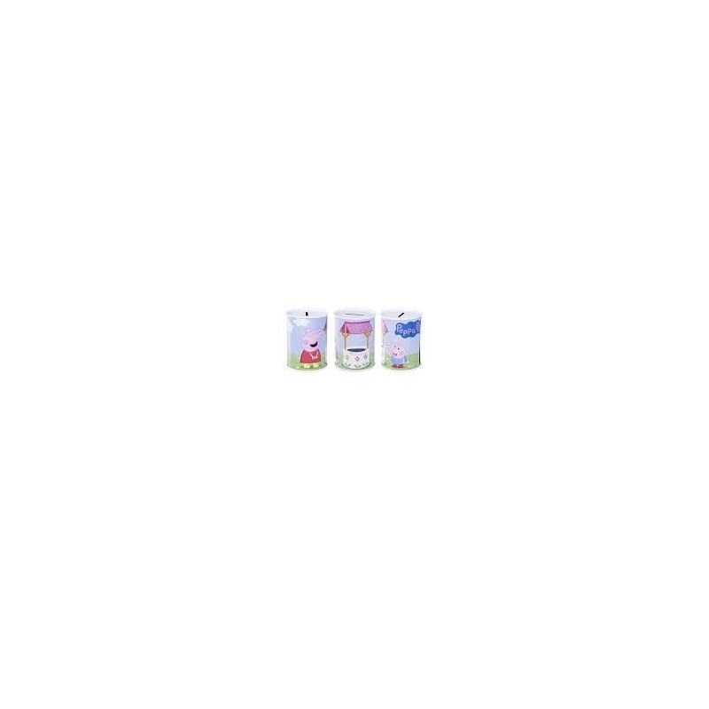 HUCHA CUBILETE METAL PEPPA PIG