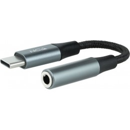 ADAPTADOR USB TIPO C NANO MACHO A JACK 3.5 HEMBRA