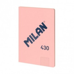 LIBRETA A4 48H CUADRICULA 5x5 430 ROSA