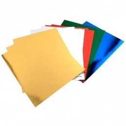 CARTULINA METAL PLATA 50x65 SADIPAL