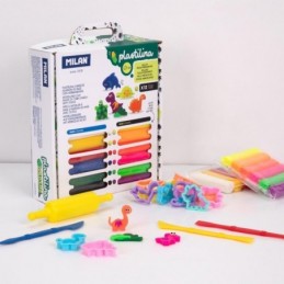 CAJA PLASTILINA CON HERRAMIENTAS