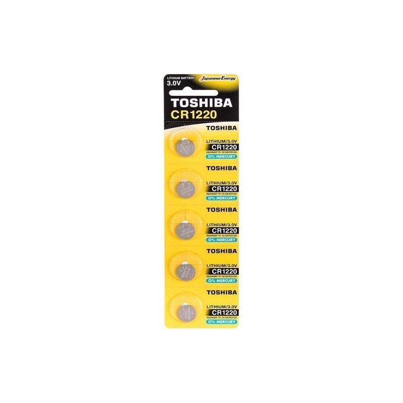 PILA DE BOTÓN TOSHIBA CR1220 3V 1 UDS
